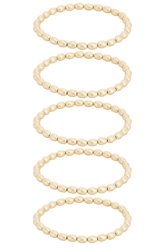 view 2 of 2 Sorrento Stack Bracelet in Gold