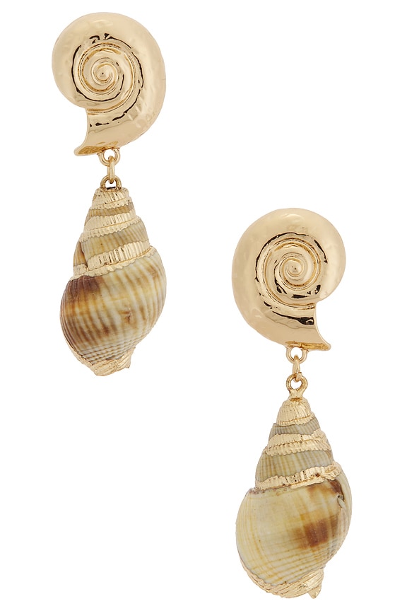 view 1 of 2 Siren Drop Earrings in Gold