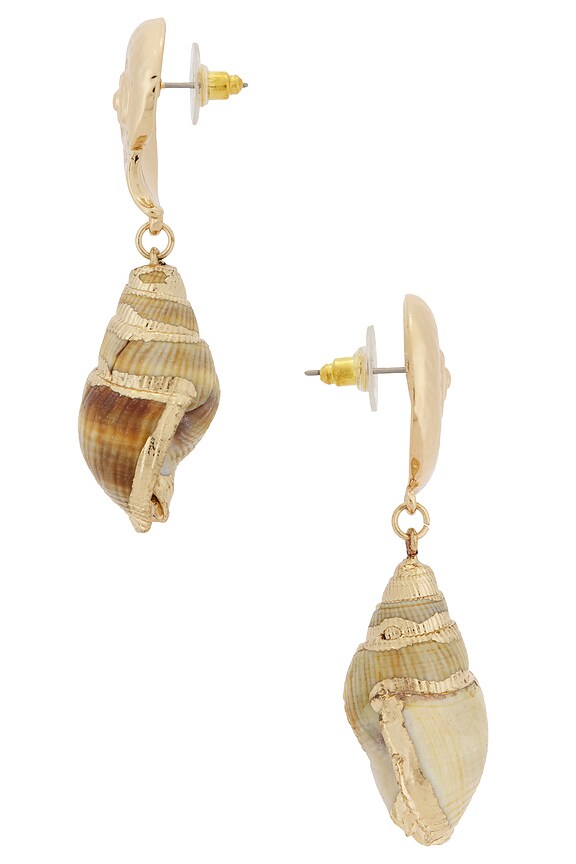 view 2 of 2 Siren Drop Earrings in Gold