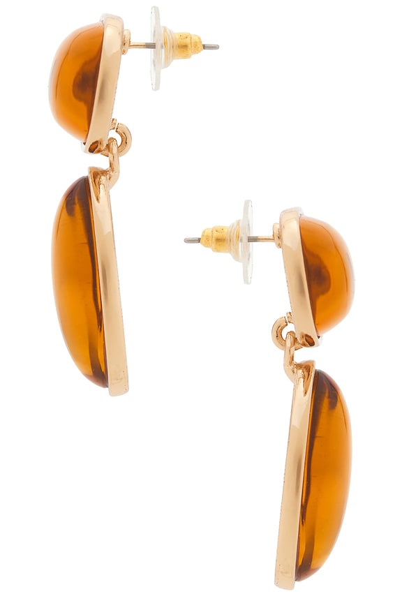 view 2 of 2 Sia Drop Earring in Orange
