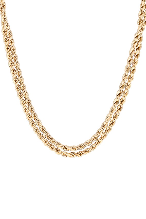 view 2 of 3 Knot Chain Necklace in Gold