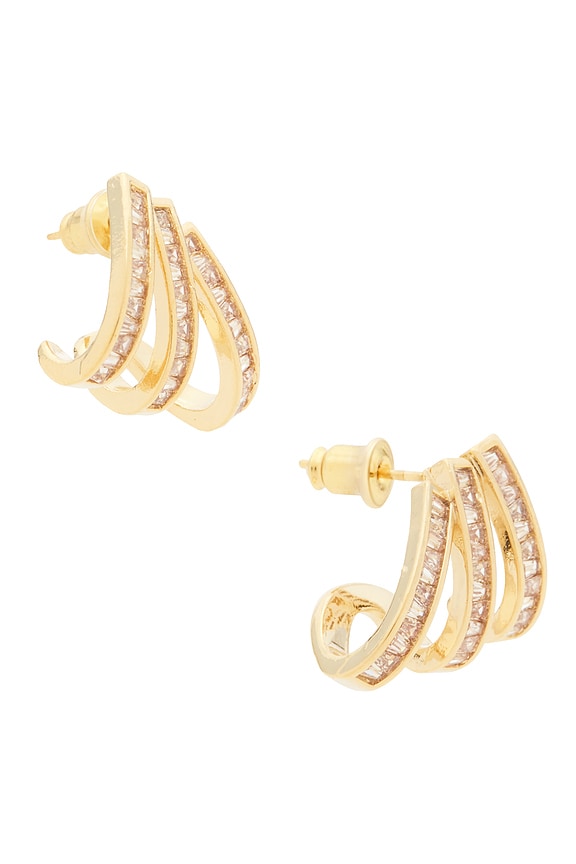 view 2 of 3 PAÑALES STACKED in Gold & Clear