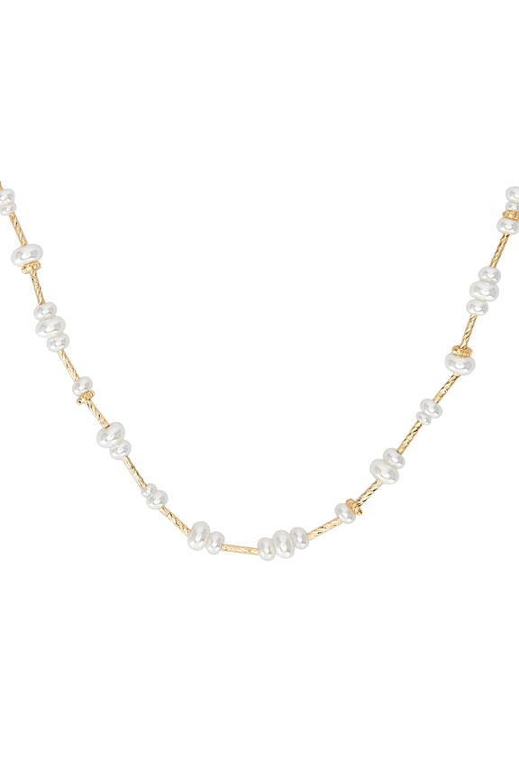 view 2 of 3 COLLAR in Gold & White