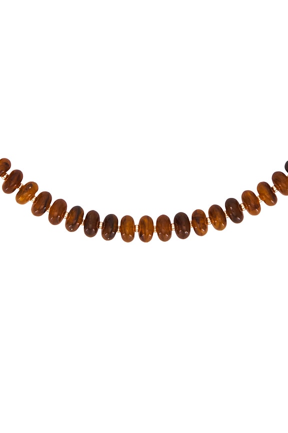 view 2 of 3 Molten Loop Crod Necklace in Tortoise