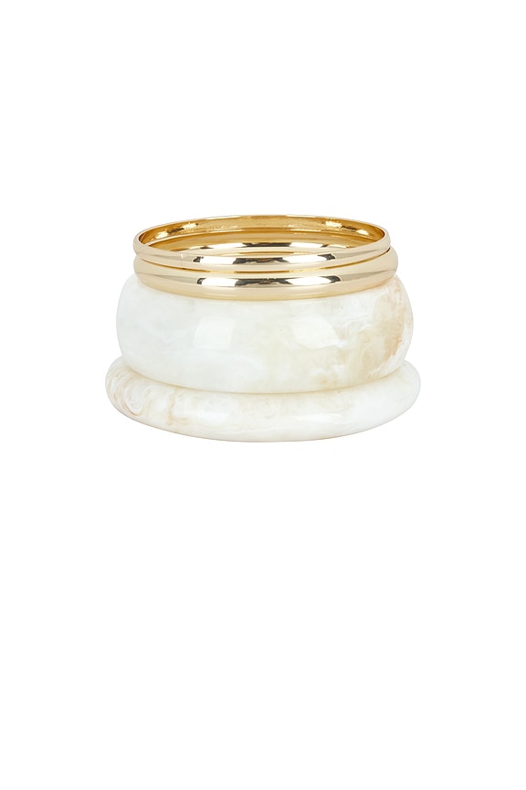 view 2 of 6 CONJUNTO DE BRAZALETE MUSE in Ivory