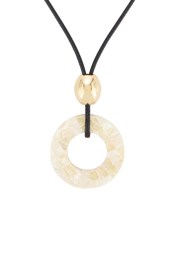 view 2 of 3 SAUTOIR PENDENTIF in White & Gold