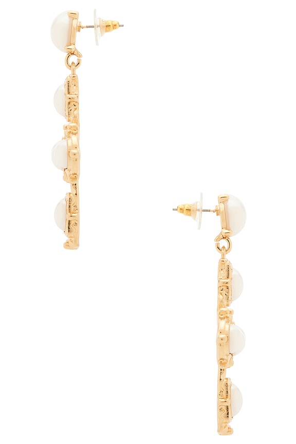 view 2 of 2 BOUCLES D'OREILLES PENDANTES RAFAEL in Gold