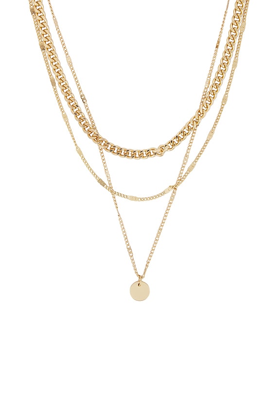 view 2 of 3 Layered Necklace in Gold