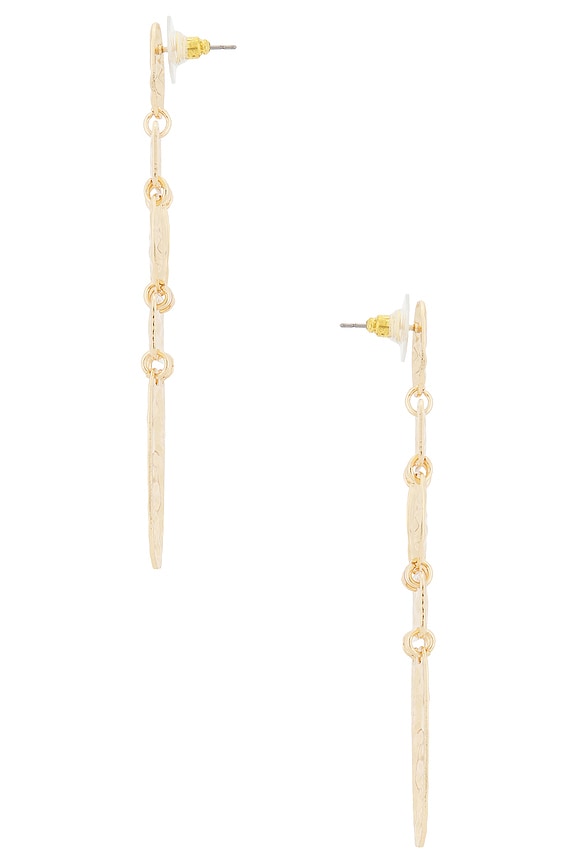 view 2 of 2 BOUCLES D'OREILLES PENDANTES TIERED in Gold