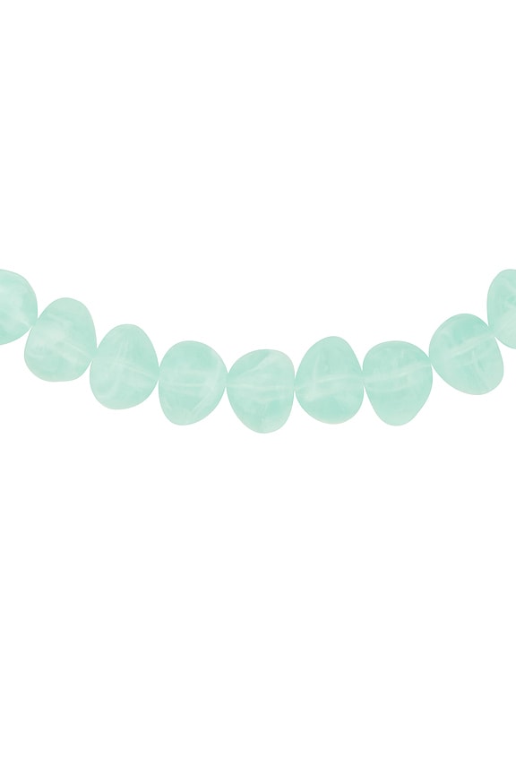 view 2 of 3 Beaded Acrylic Necklace in Mint