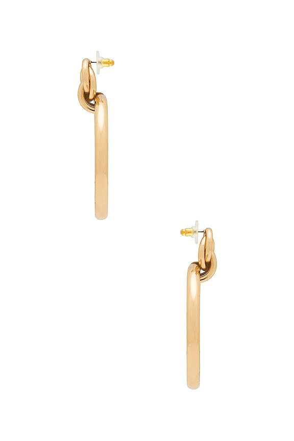 view 2 of 2 Hindsight Hoops in Gold