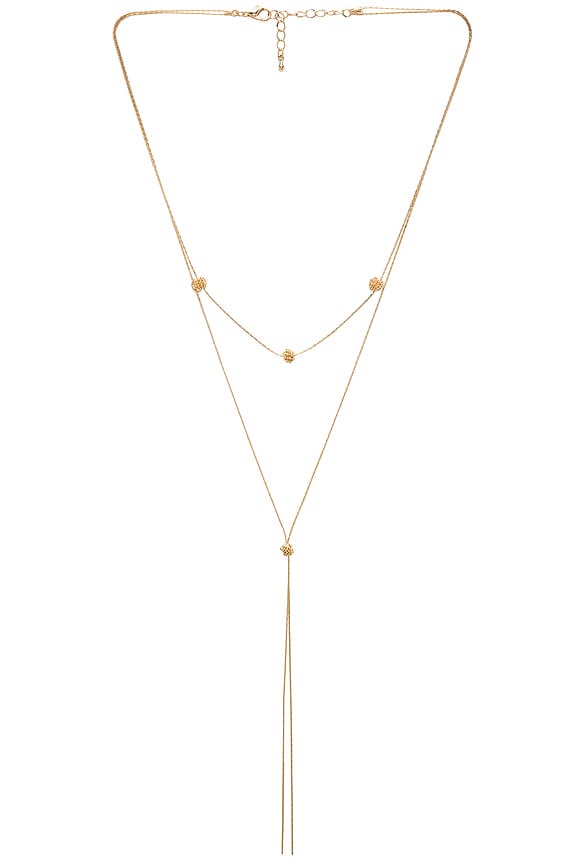 view 2 of 2 Rebel Lariat Necklace in Gold