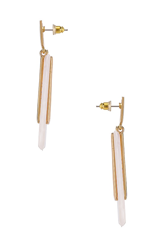 view 2 of 3 Cherub Hoops in White