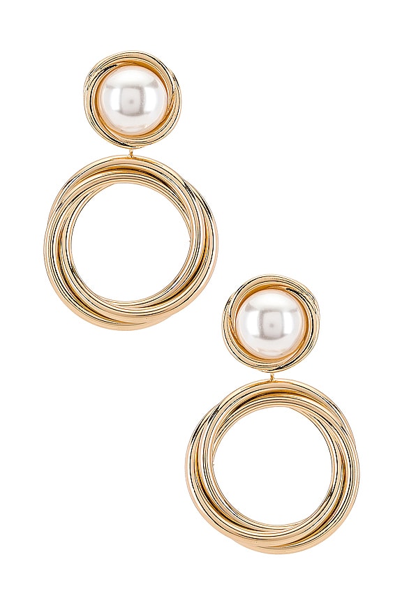 view 1 of 3 Jay Earrings in Gold