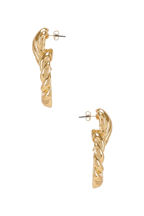 view 2 of 3 Rya Hoops in Gold