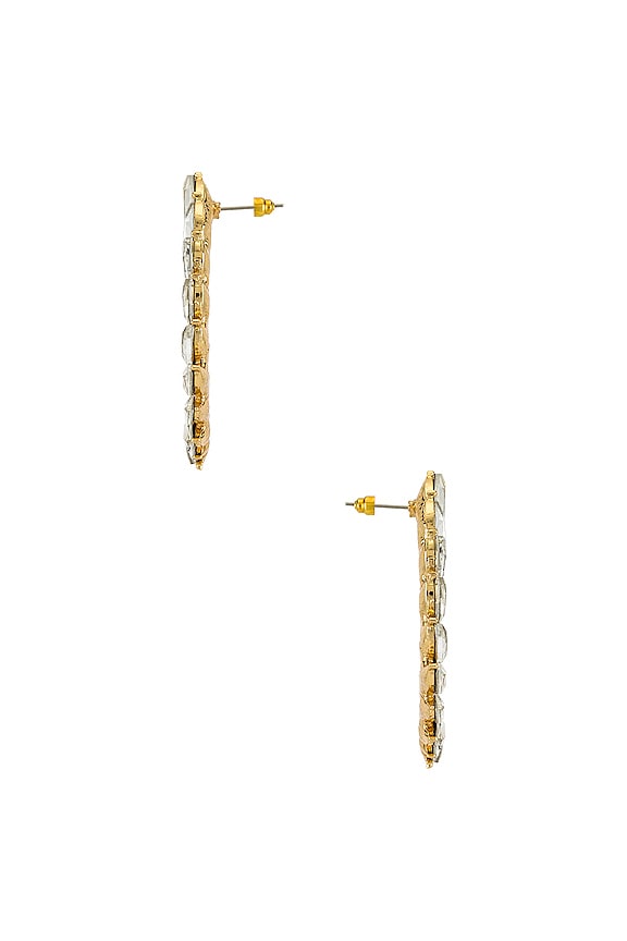 view 2 of 3 СЕРЬГИ-КОЛЬЦА DANCE TIL DAWN in Gold