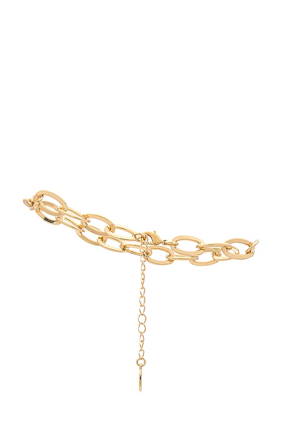 view 2 of 3 Rock My World Anklet in Gold