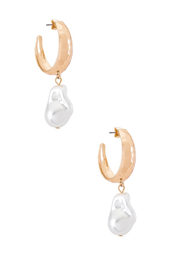 view 1 of 3 Good Lookin Hoops in Gold