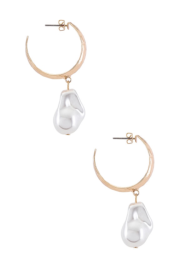 view 2 of 3 Good Lookin Hoops in Gold