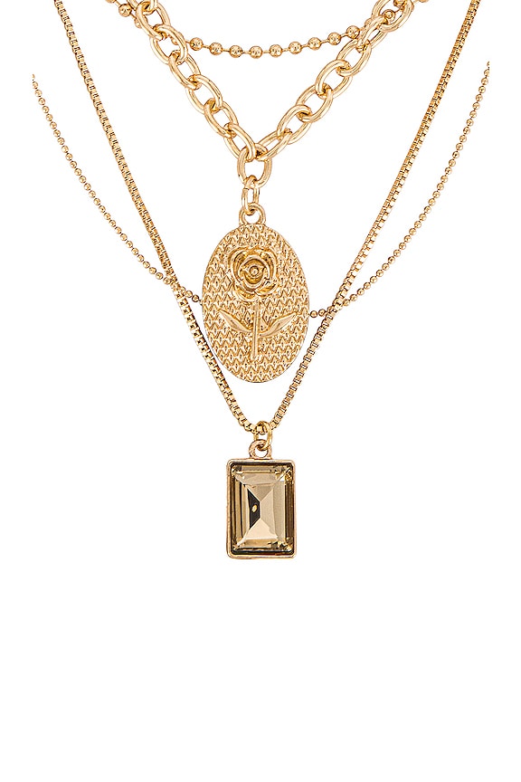 view 2 of 2 Mrs Ross Necklace in Gold