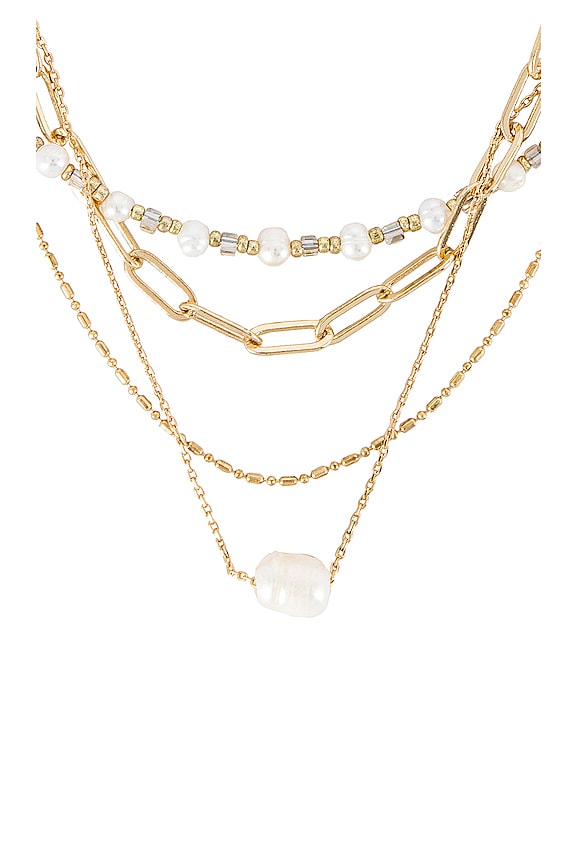 view 2 of 2 Zoe Necklace in Gold