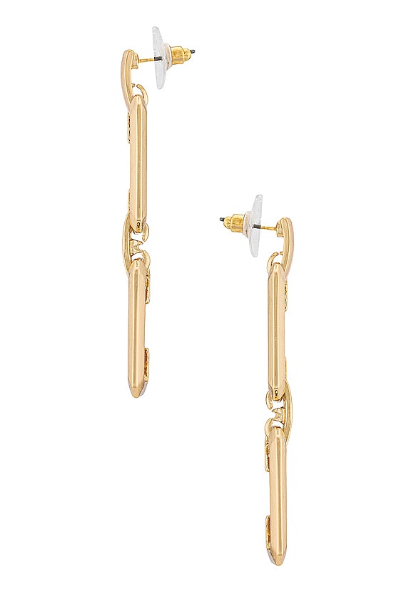 view 2 of 3 BOUCLES D'OREILLES NORTH LINK in Gold