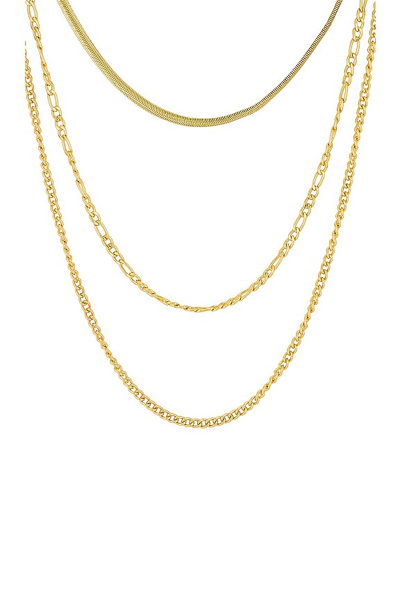 view 2 of 3 Electric Feel Necklace in Gold