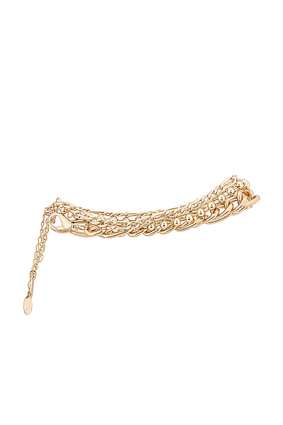 view 2 of 3 101 Anklet Set in Gold