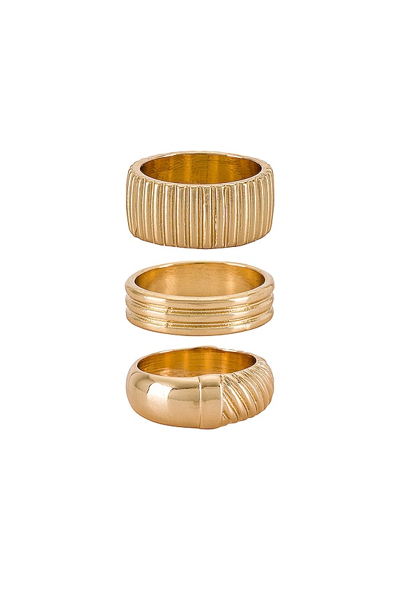 view 2 of 3 Goldie Ring Set in Gold