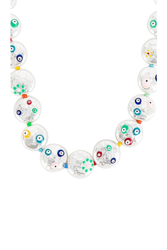 view 2 of 2 Painted Pearl Necklace in Multi