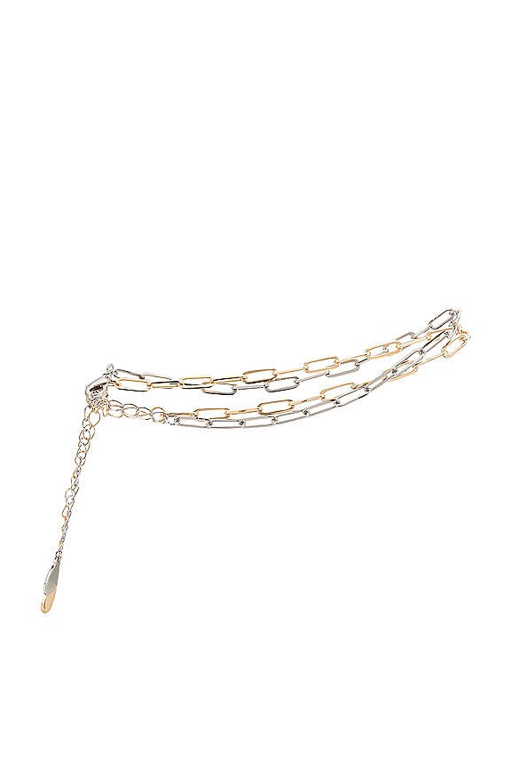 view 2 of 3 Two Tone Anklet Set in Two Tone