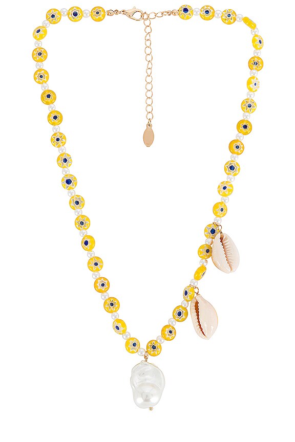 view 1 of 3 Shell Necklace in Yellow