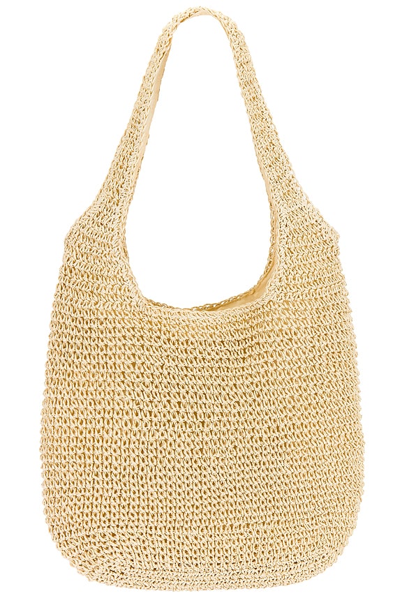 view 2 of 4 Slouch Raffia Bag in Natural