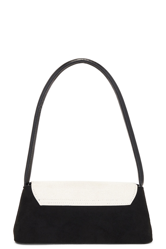 view 2 of 4 Woven Shoulder Bag in Black