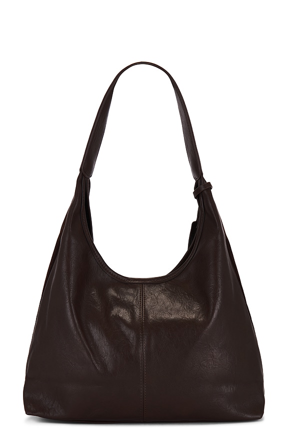 view 2 of 4 Slouch Suede Bag in Chocolate