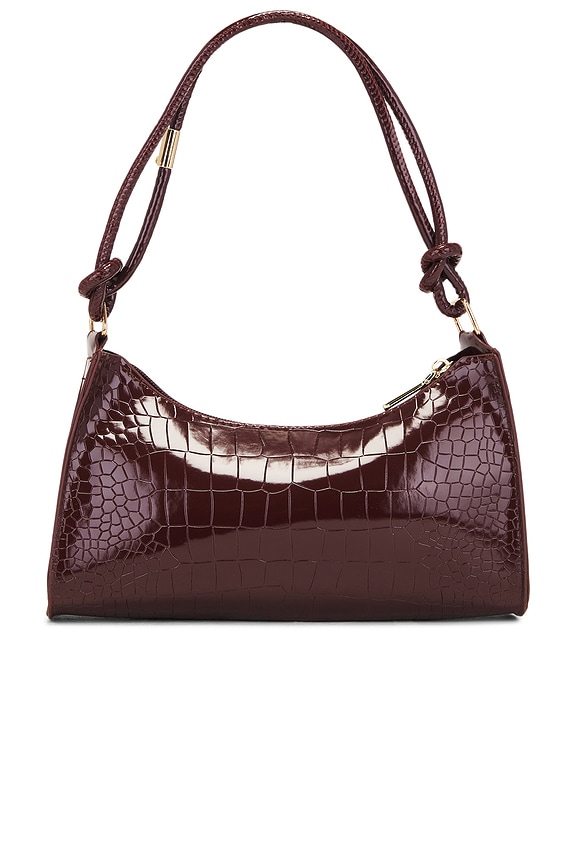 view 2 of 4 Knot Shoulder Bag in Burgundy