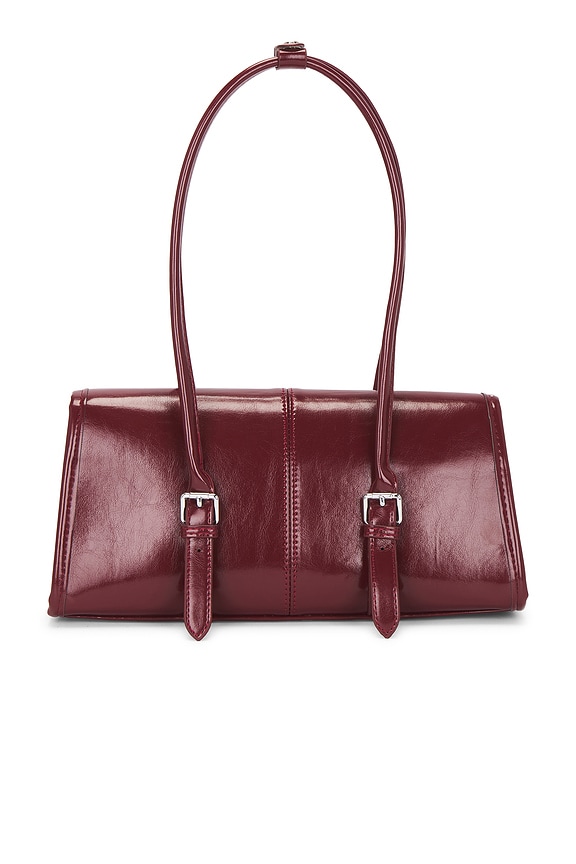 view 2 of 4 BOLSO HOMBRO DELPHINE DOUBLE BUCKLE in Burgundy