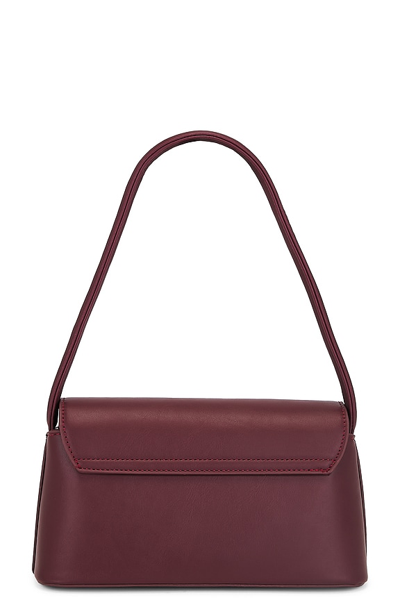view 2 of 4 The Classic Shoulder Bag in Burgundy