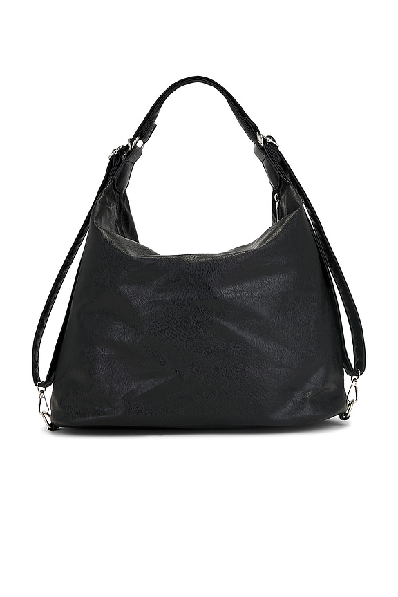 view 2 of 4 Checked Tote in Black