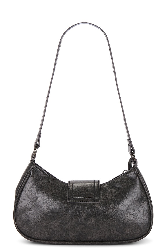 view 2 of 4 Vintage Buckle Shoulder Bag in Grey