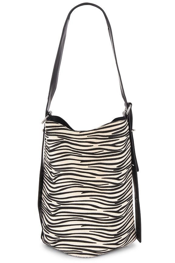 view 2 of 4 BOLSO HEBILLA BUCKET BAG in Zebra