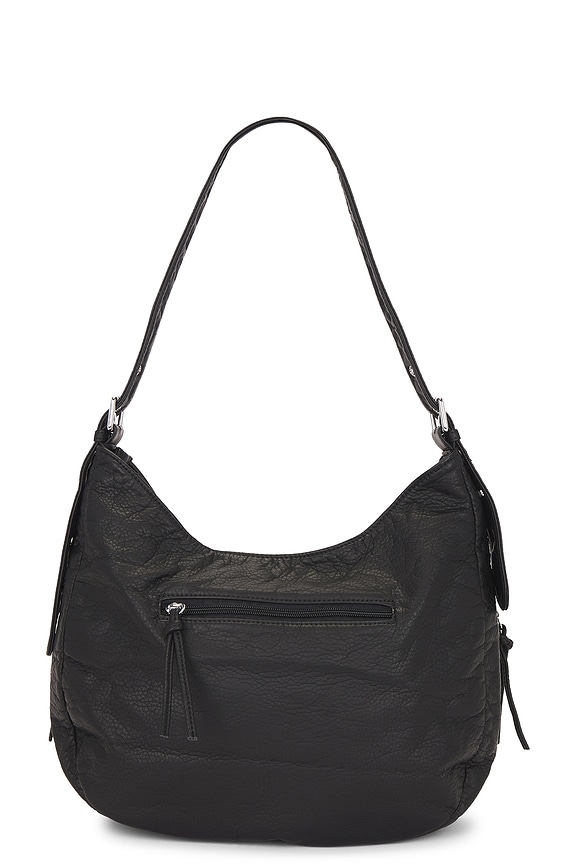 view 2 of 4 Leather Shoulder Bag in Black