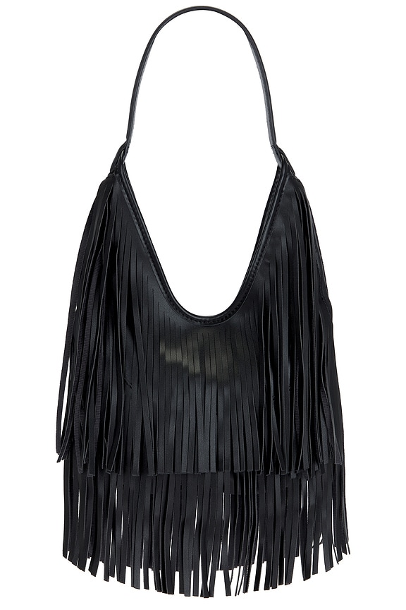 view 1 of 4 SAC À FRANGES in Black