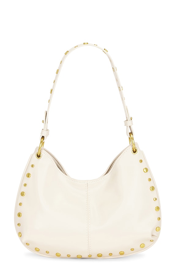 view 2 of 4 Faux Leather Shoulder Bag in Ivory