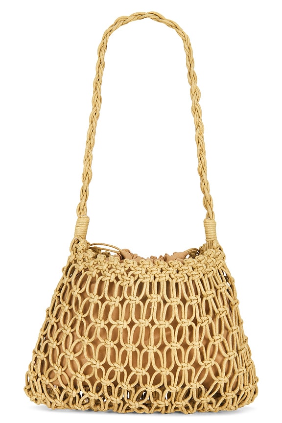 view 2 of 4 Raffia Shoulder Bag in Brown