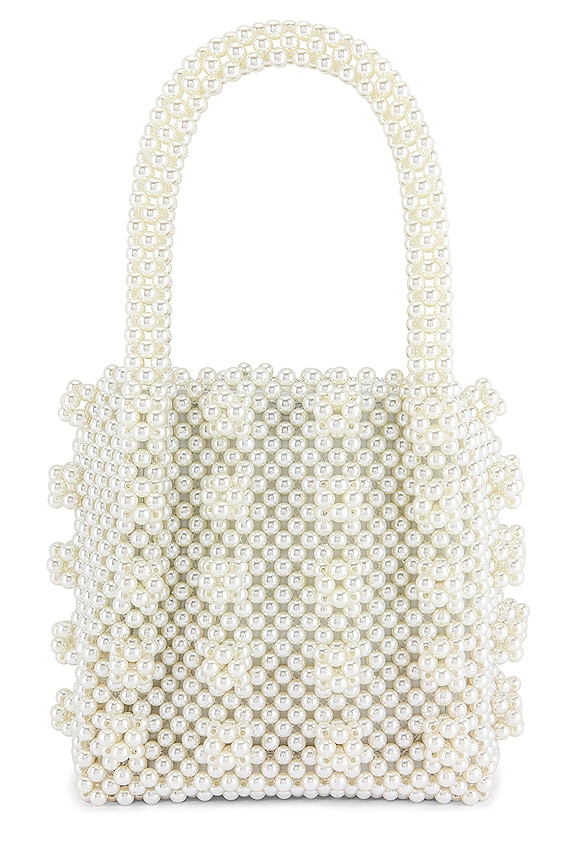 view 1 of 4 Pearl Double Handle Shoulder Bag in Pearl