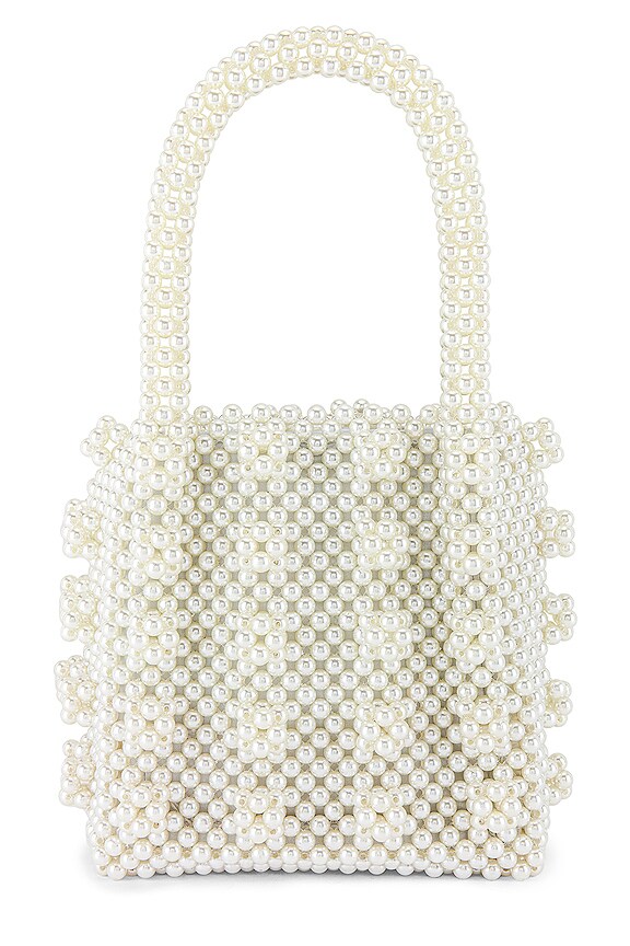 view 2 of 4 Pearl Double Handle Shoulder Bag in Pearl