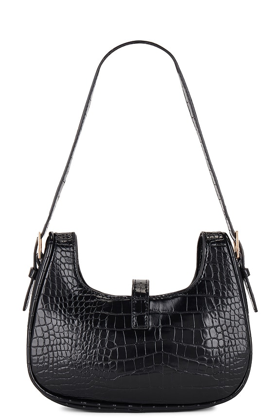 view 2 of 4 BOLSO CROC in Black