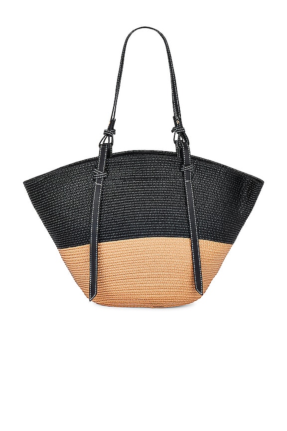 view 2 of 4 BOLSO DE MANO DIVIDIDO in Natural & Black