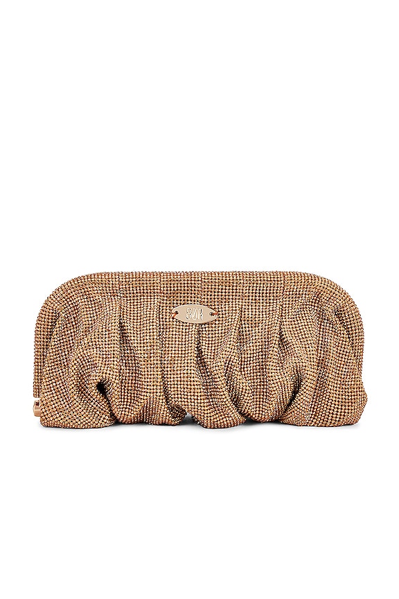 view 2 of 5 POCHETTE EN STRASS in Gold